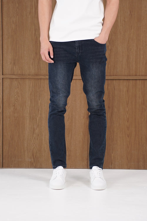 Capo Slim Fit Denim Jeans - Dark Blue