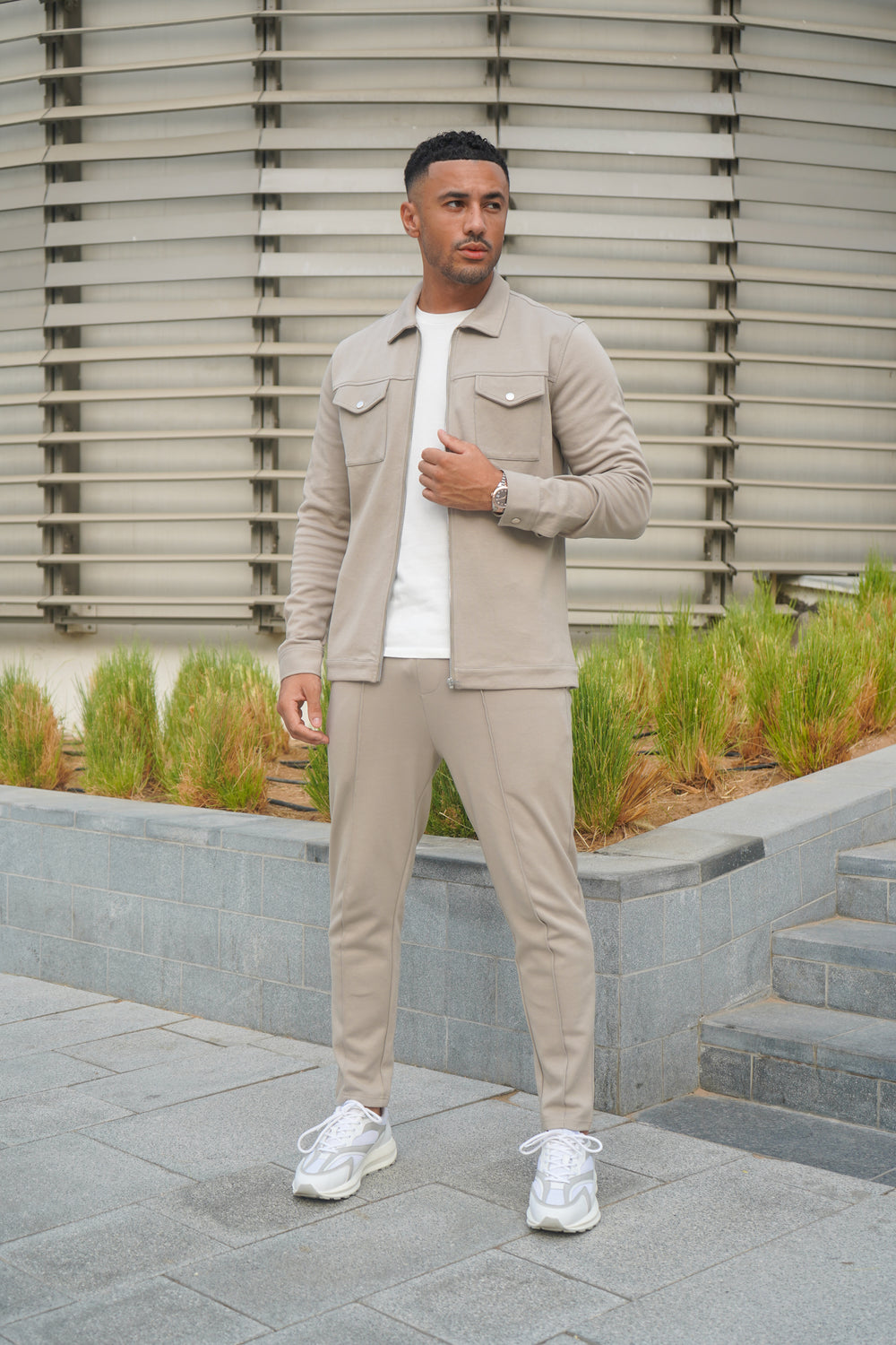 Capo Interlock Pant - Oatmeal