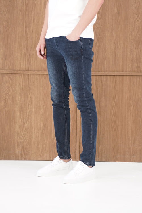 Capo Slim Fit Denim Jeans - Dark Blue