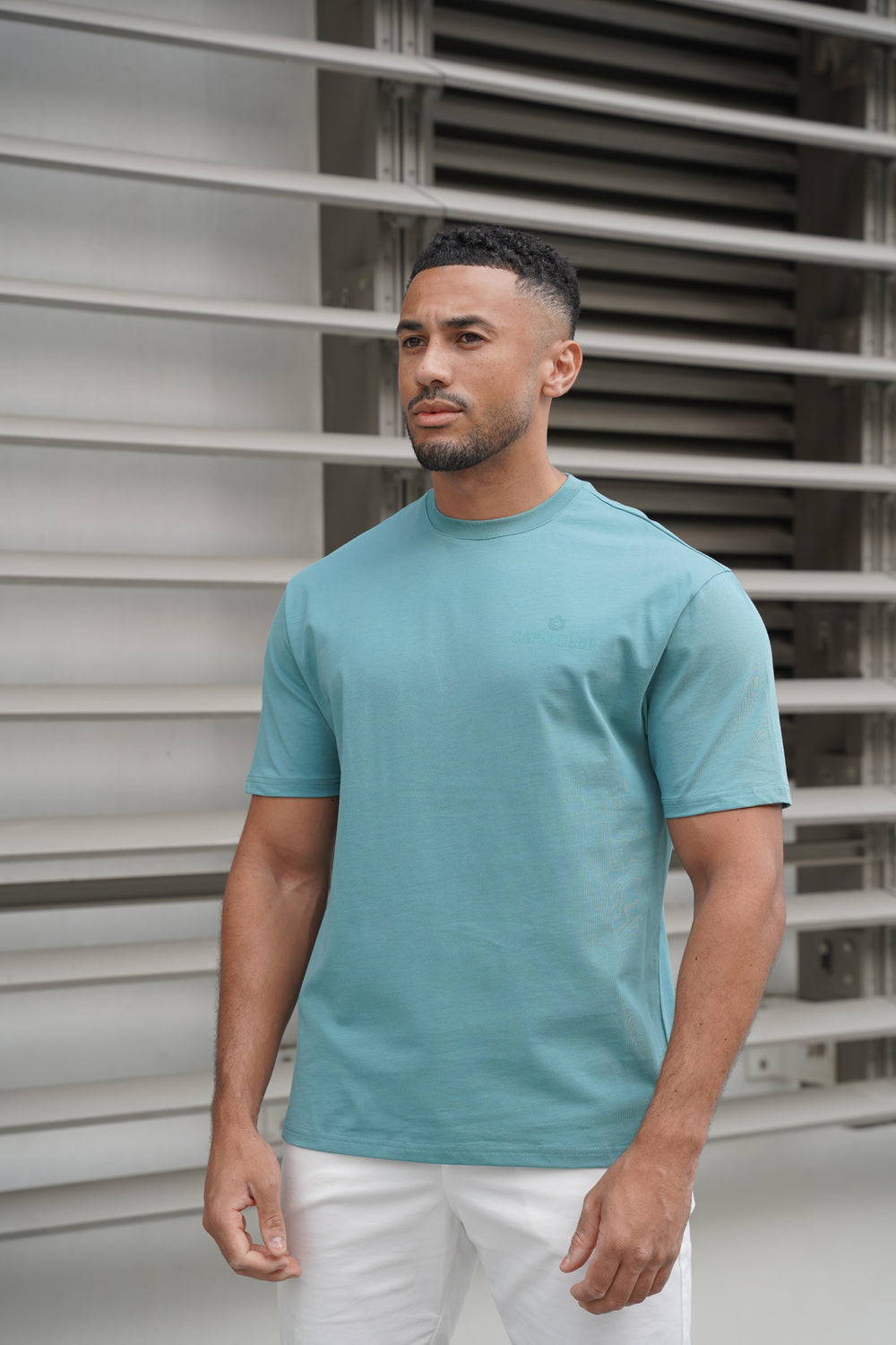 Capo Club Craftsman Crest T-Shirt - Oil Blue/Tonal
