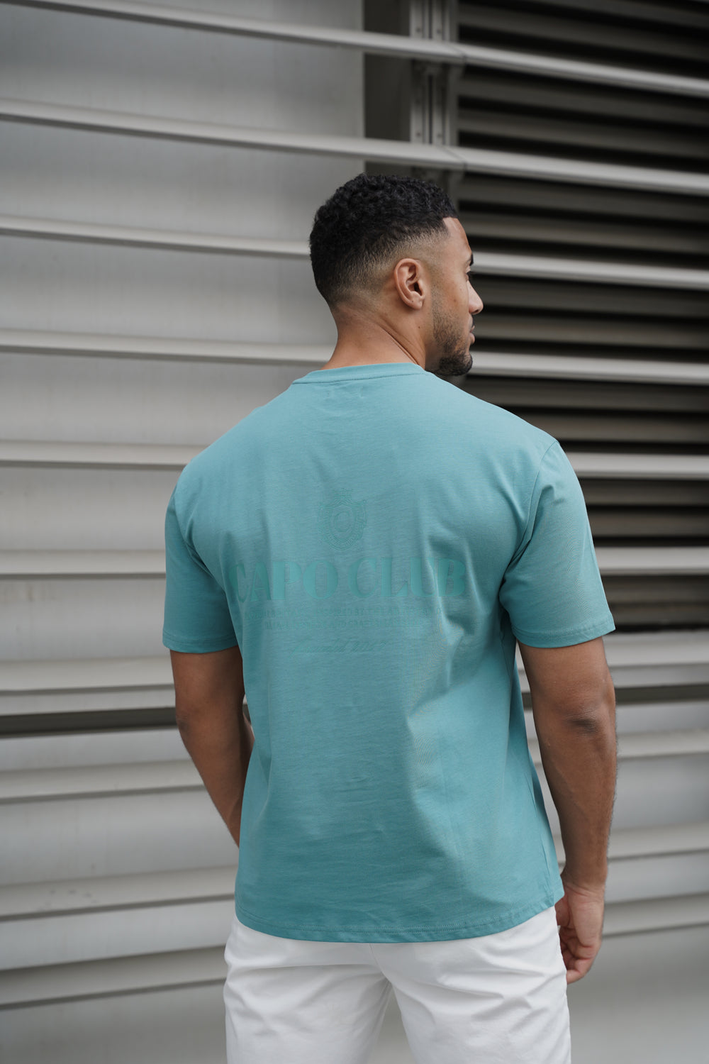 Capo Club Craftsman Crest T-Shirt - Oil Blue/Tonal