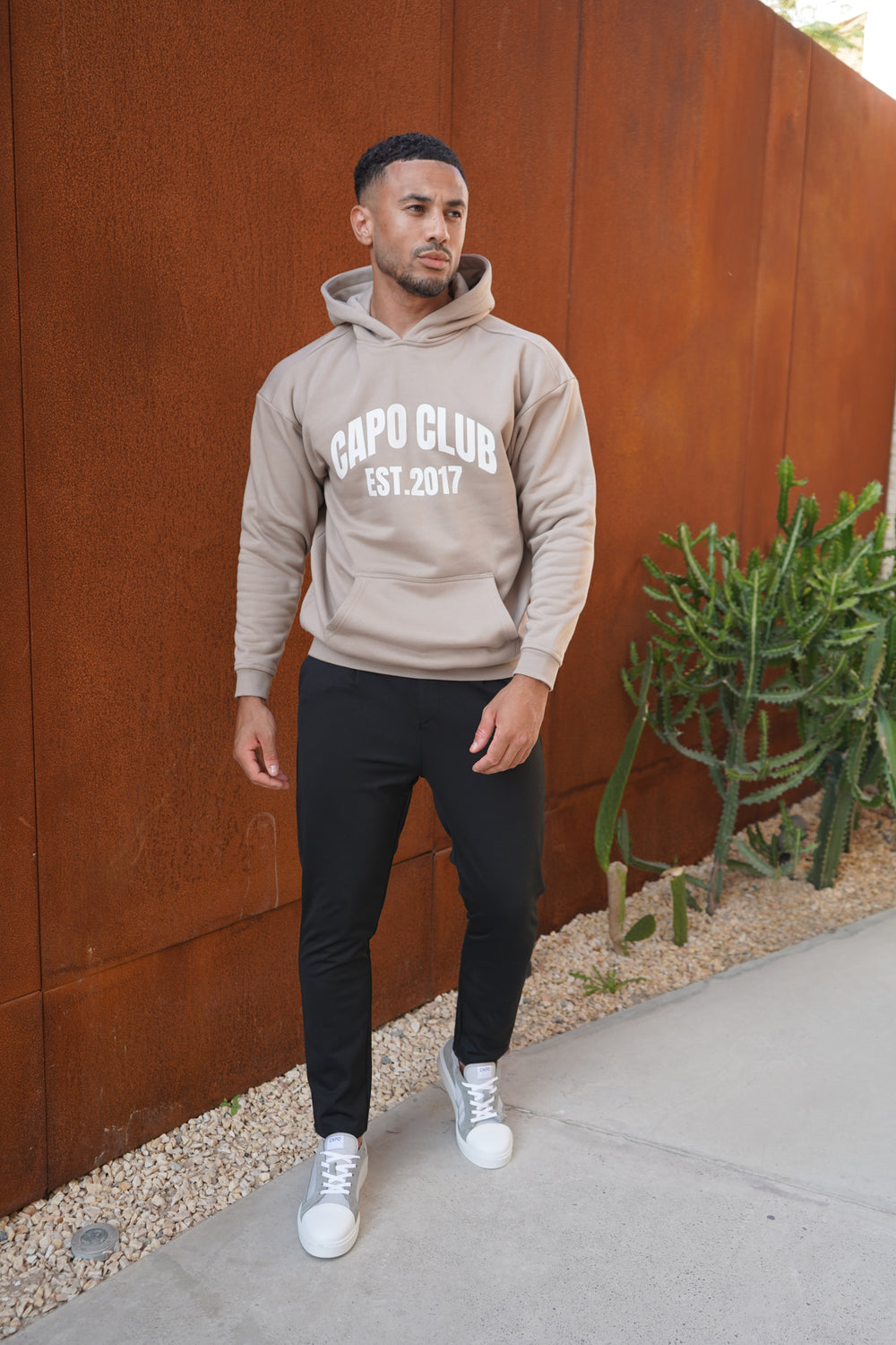 Capo Club 2017 Hoodie - Mushroom/White