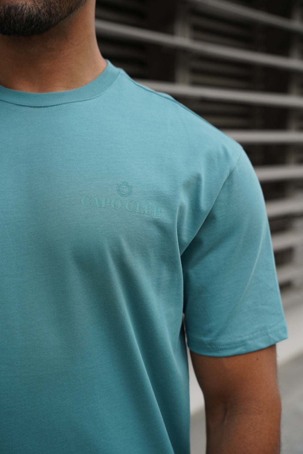 Capo Club Craftsman Crest T-Shirt - Oil Blue/Tonal