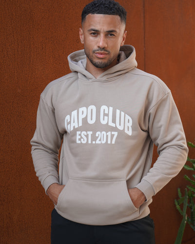 Capo Club 2017 Hoodie - Mushroom/White