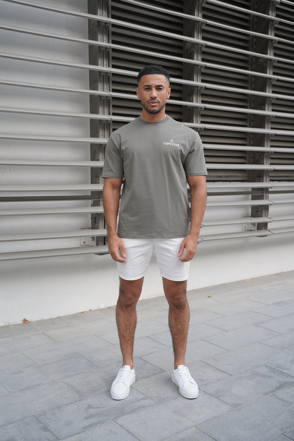 Capo Club Craftsman Crest T-Shirt - Olive/White