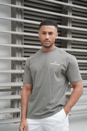 Capo Club Craftsman Crest T-Shirt - Olive/White