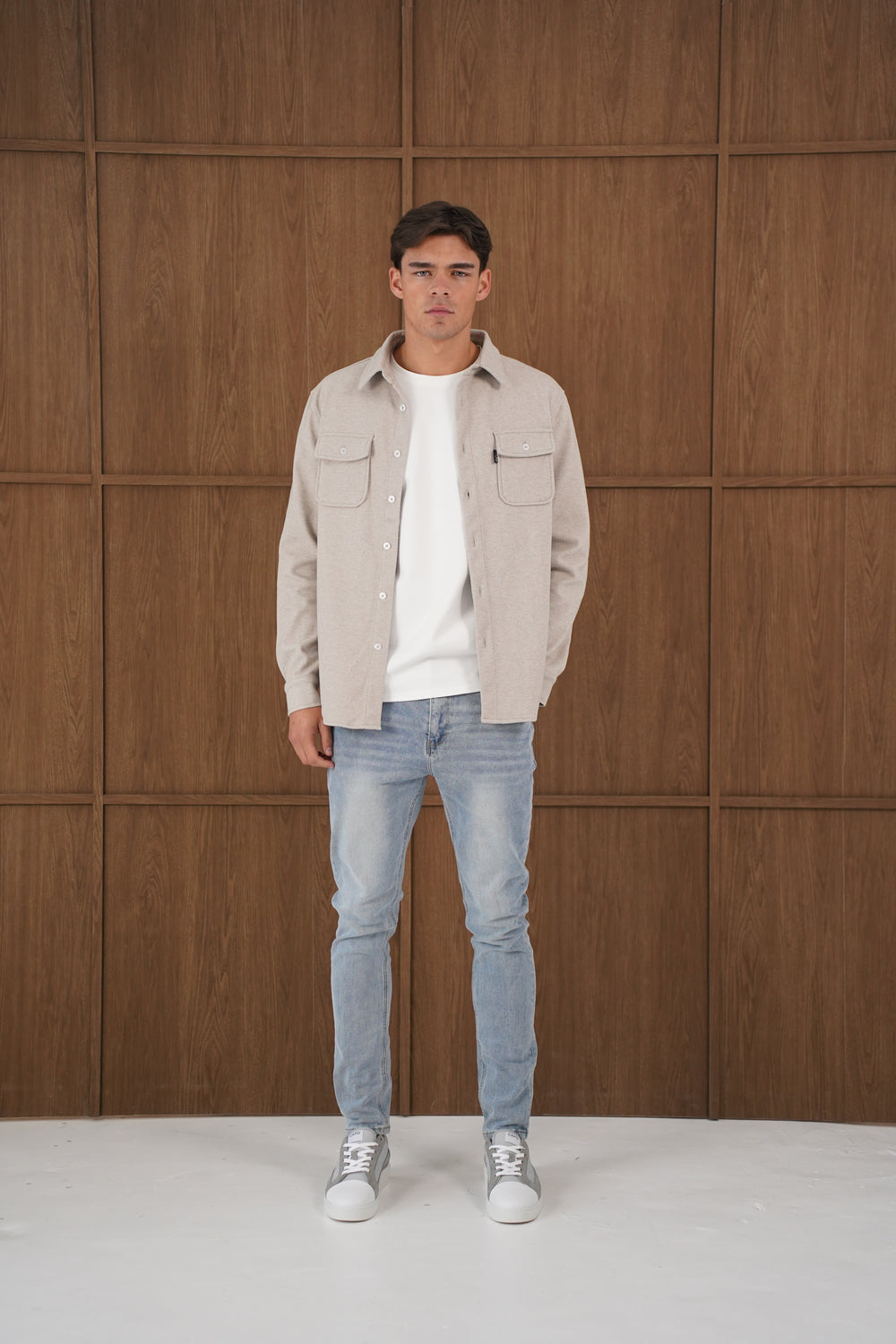 Capo Elliot Overshirt - Beige