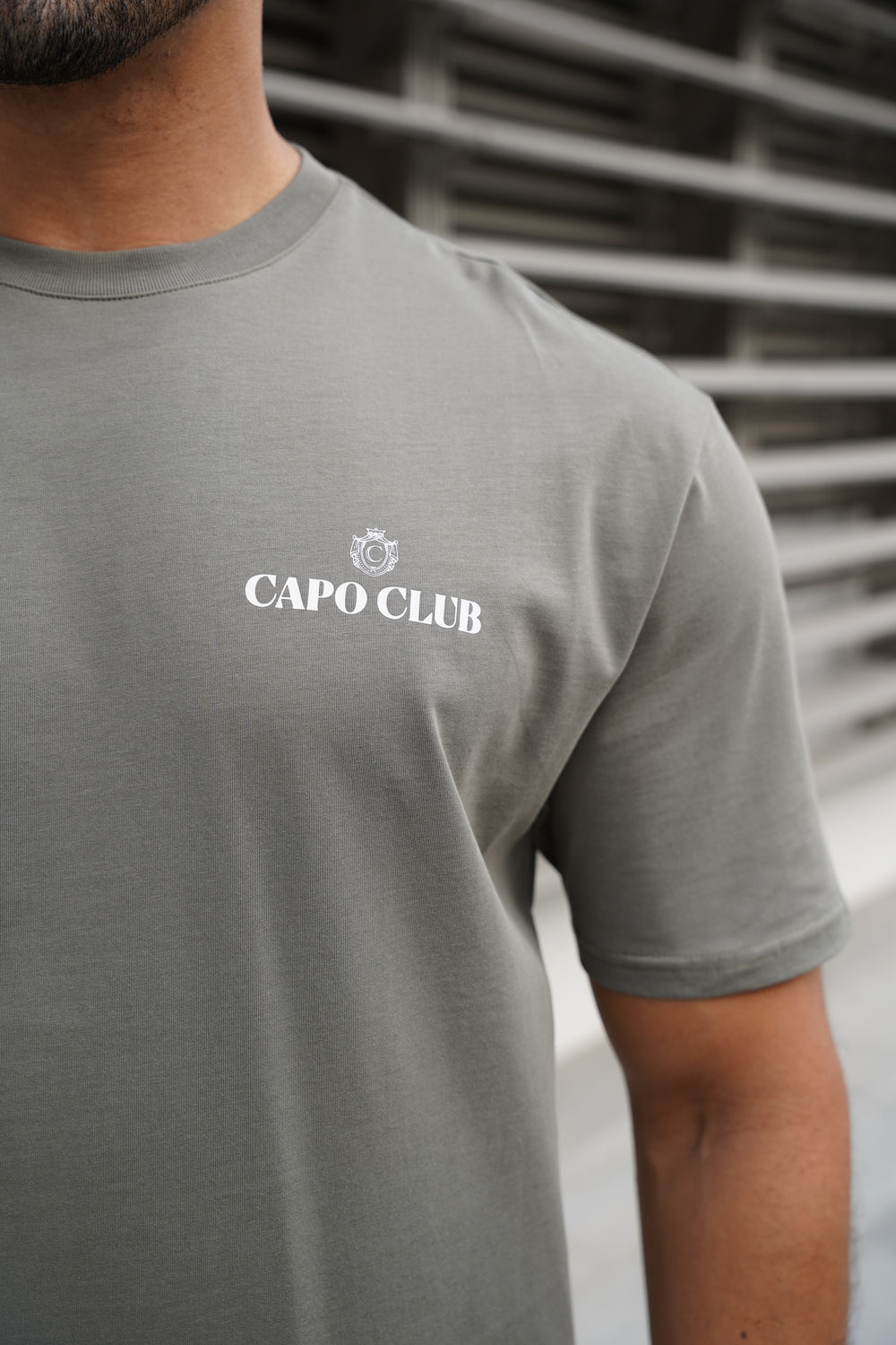 Capo Club Craftsman Crest T-Shirt - Olive/White