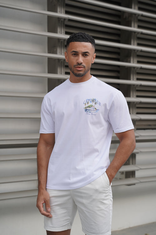 Capo Yacht Club Printed T-Shirt - White