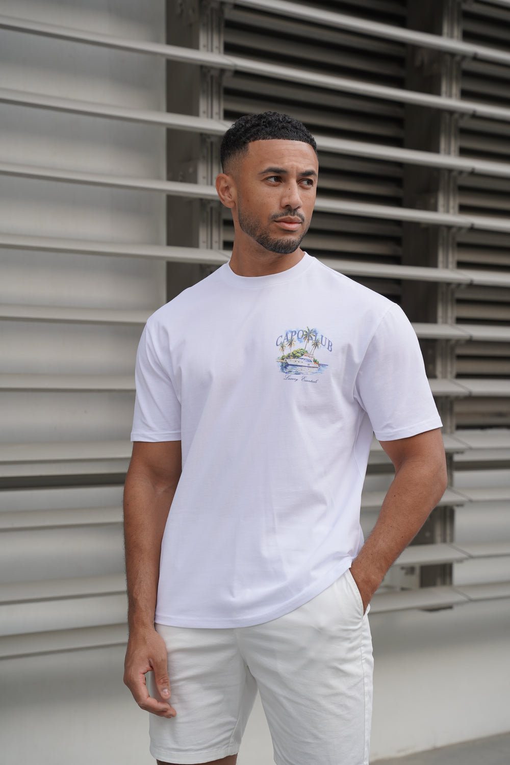 Capo Yacht Club Printed T-Shirt - White