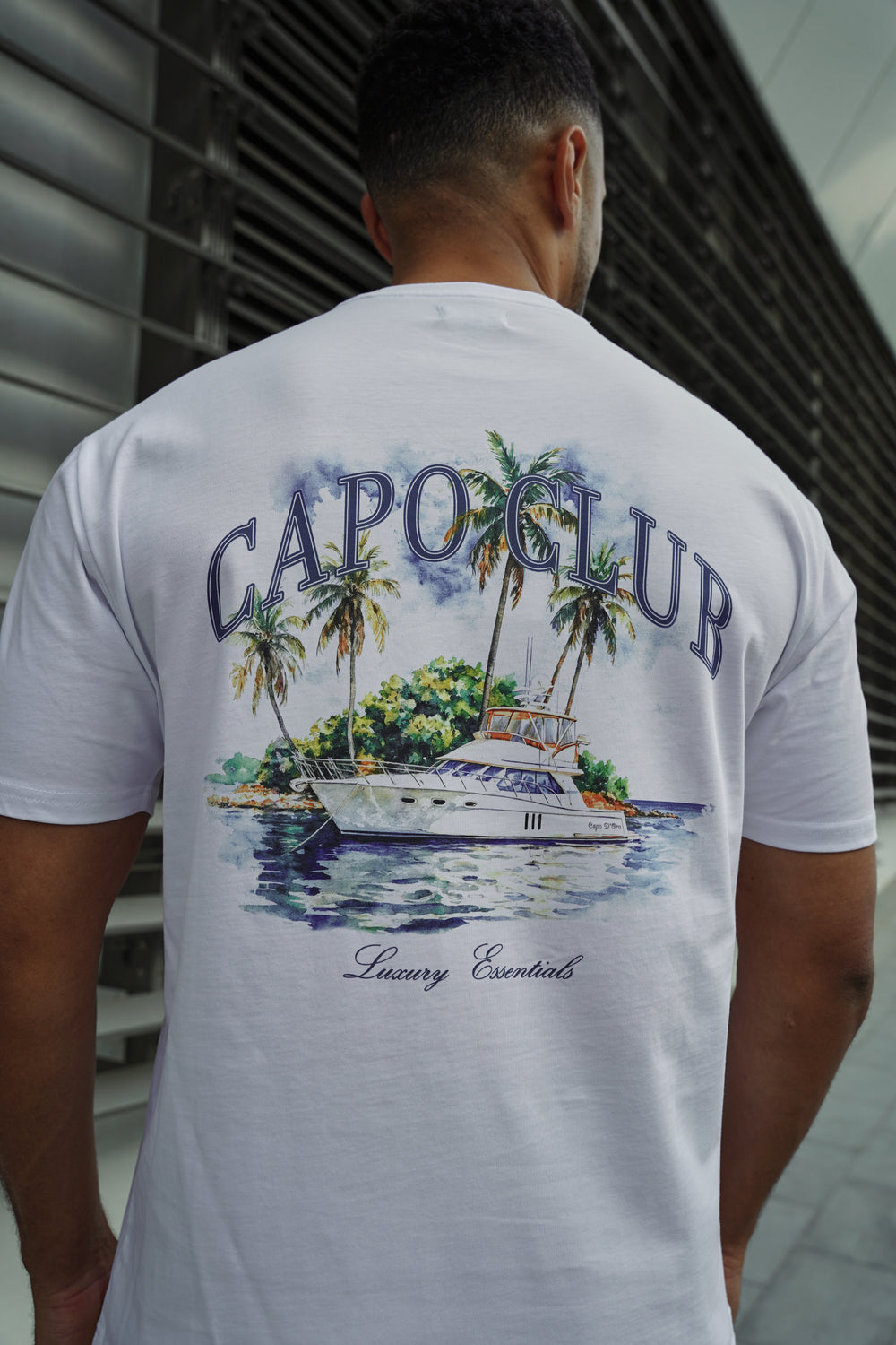 Capo Yacht Club Printed T-Shirt - White