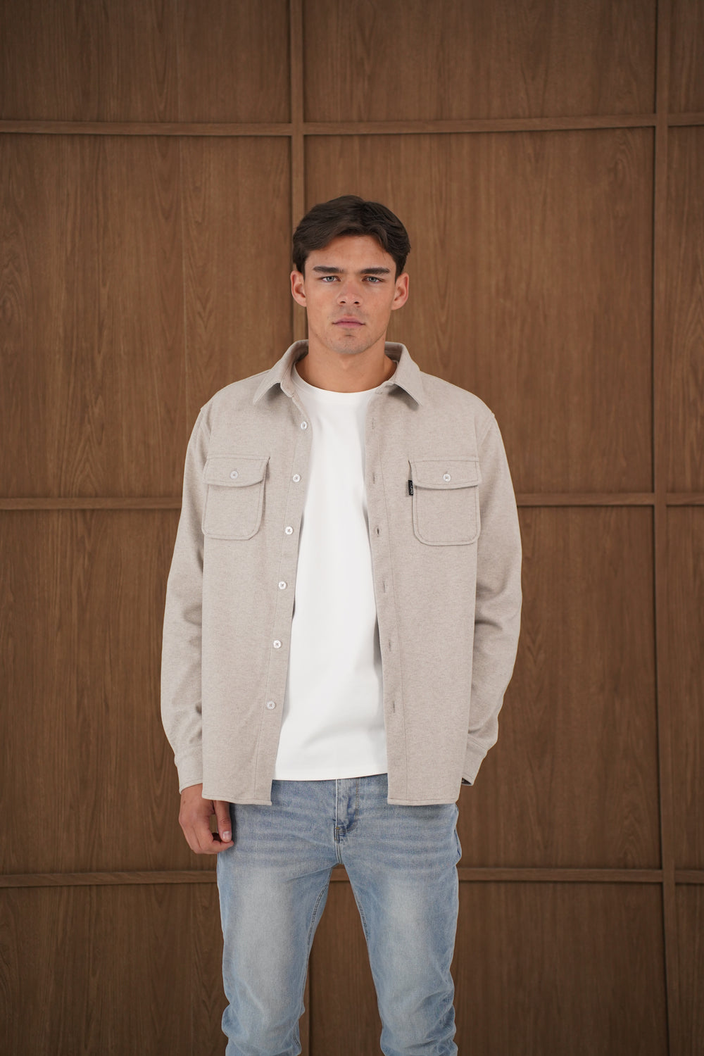 Capo Elliot Overshirt - Beige