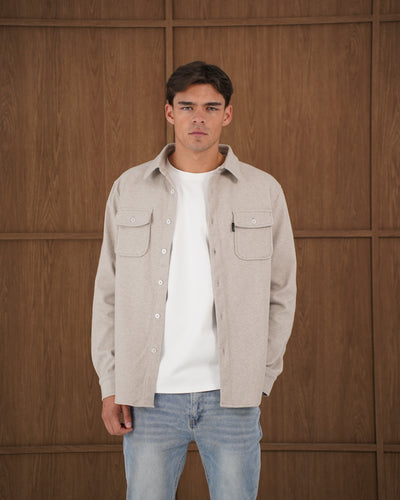 Capo Elliot Overshirt - Beige