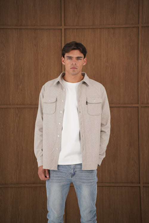 Capo Elliot Overshirt - Beige