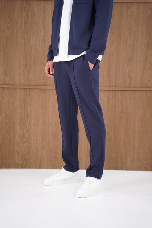 Capo Nick Interlock Pants - Navy