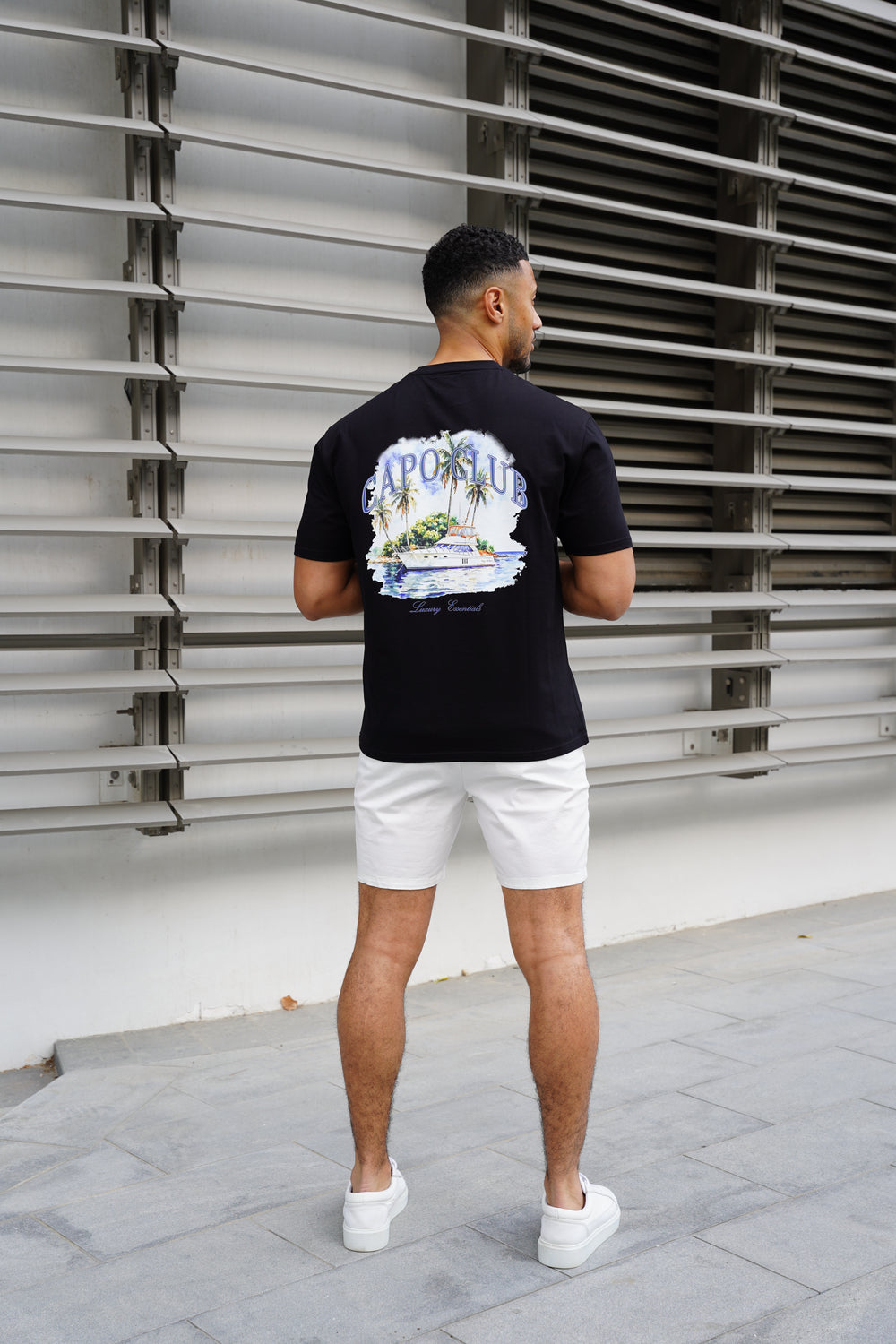 Capo Yacht Club Printed T-Shirt - Black