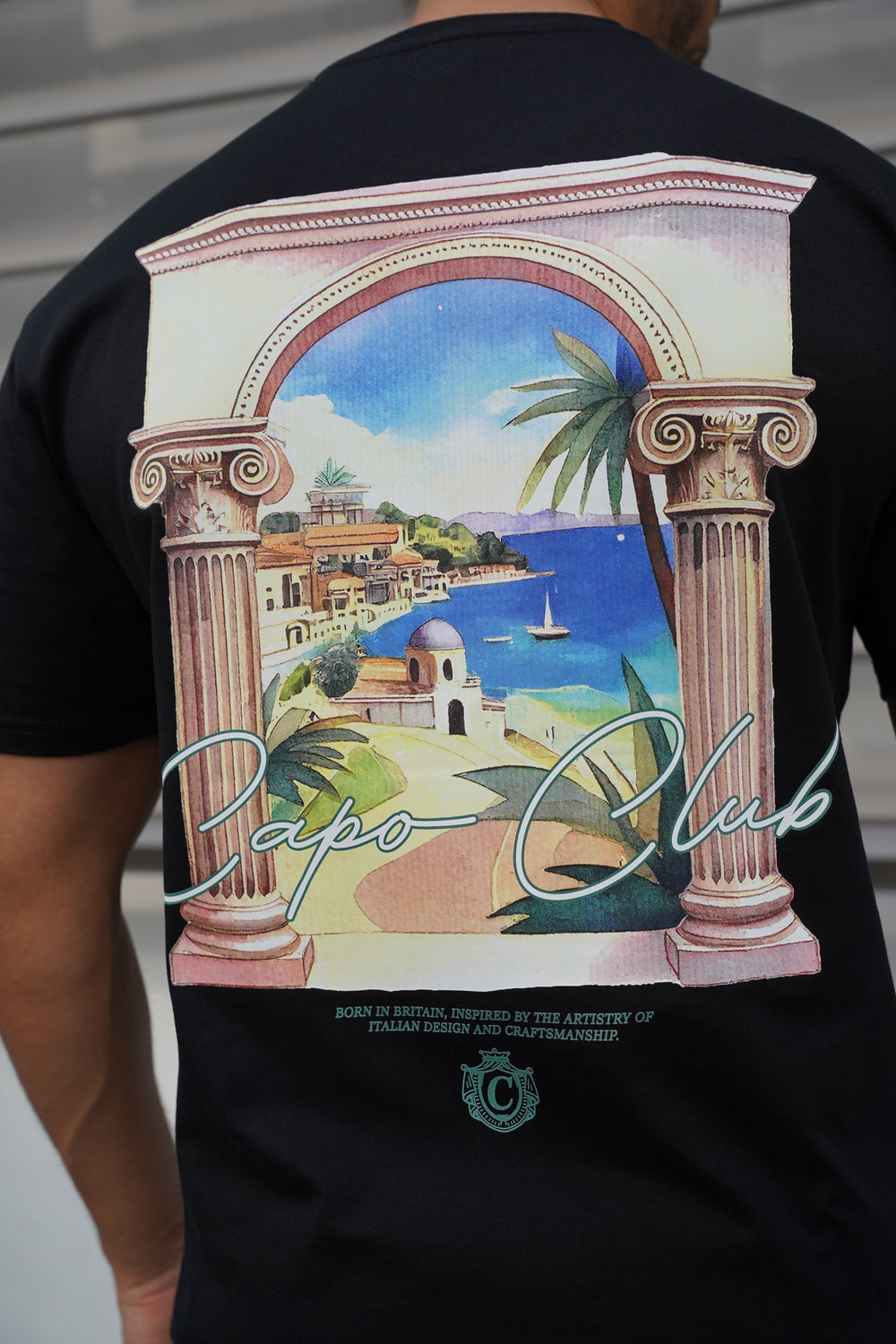 Capo Mykonos T-Shirt - Black