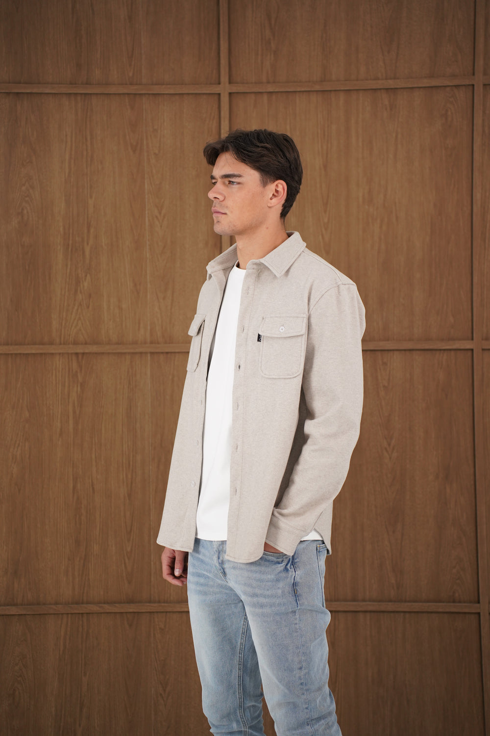 Capo Elliot Overshirt - Beige