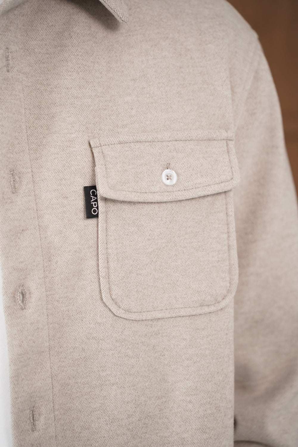 Capo Elliot Overshirt - Beige