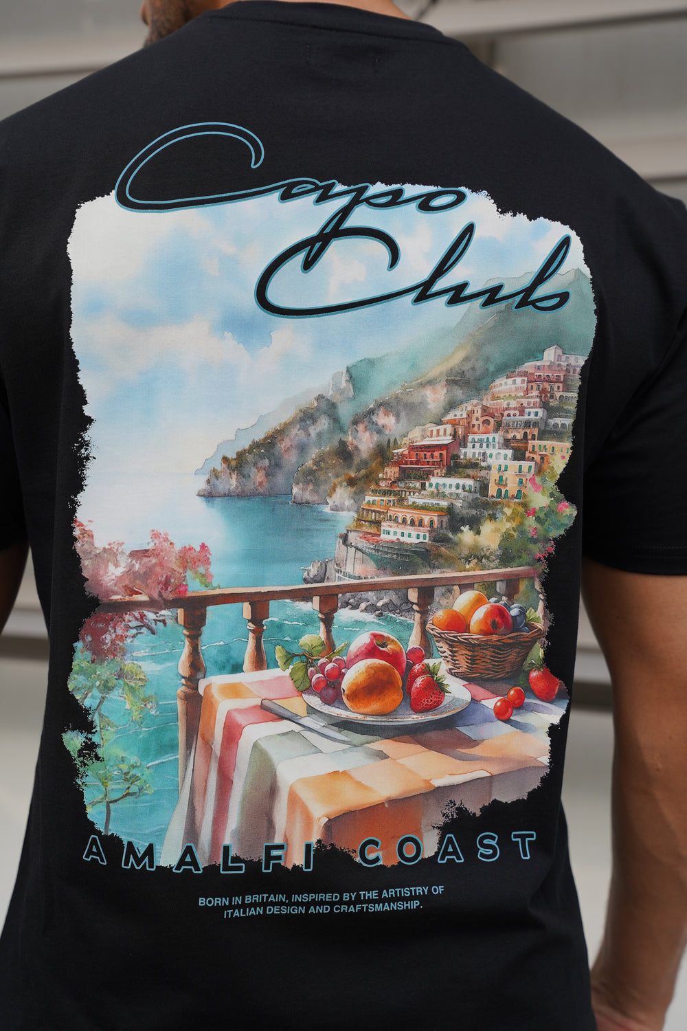 Capo Amalfi T-Shirt - Black