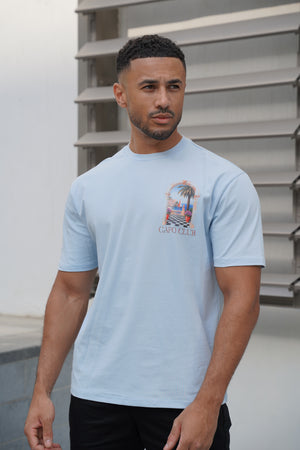 Capo The Veranda T-Shirt - Light Blue