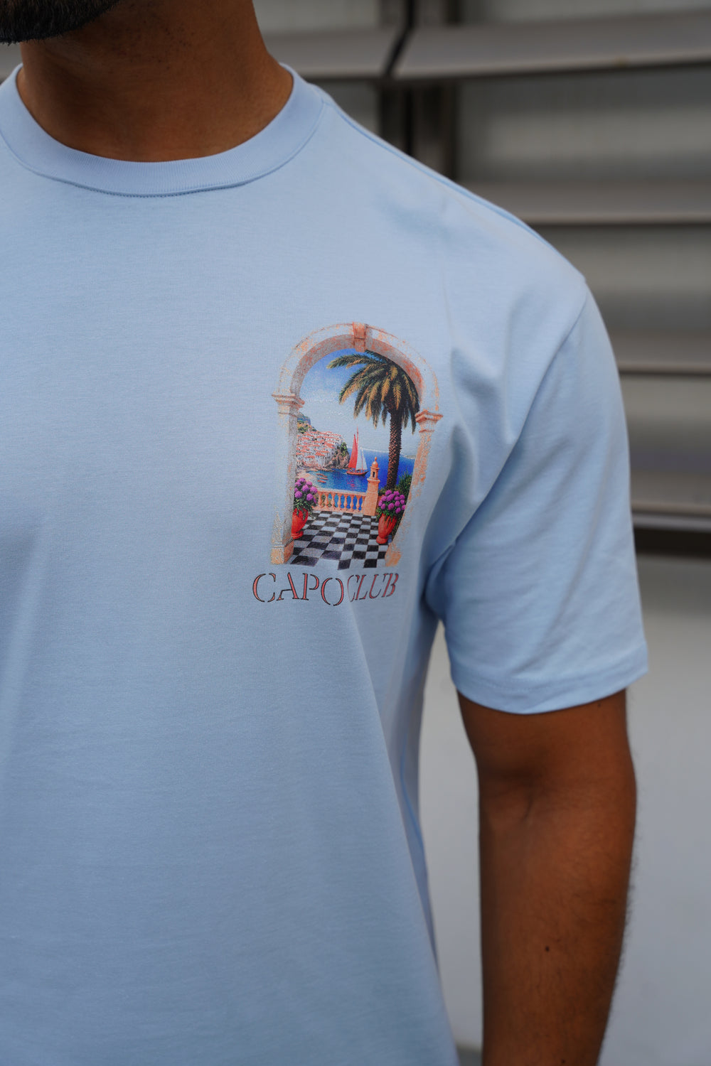 Capo The Veranda T-Shirt - Light Blue