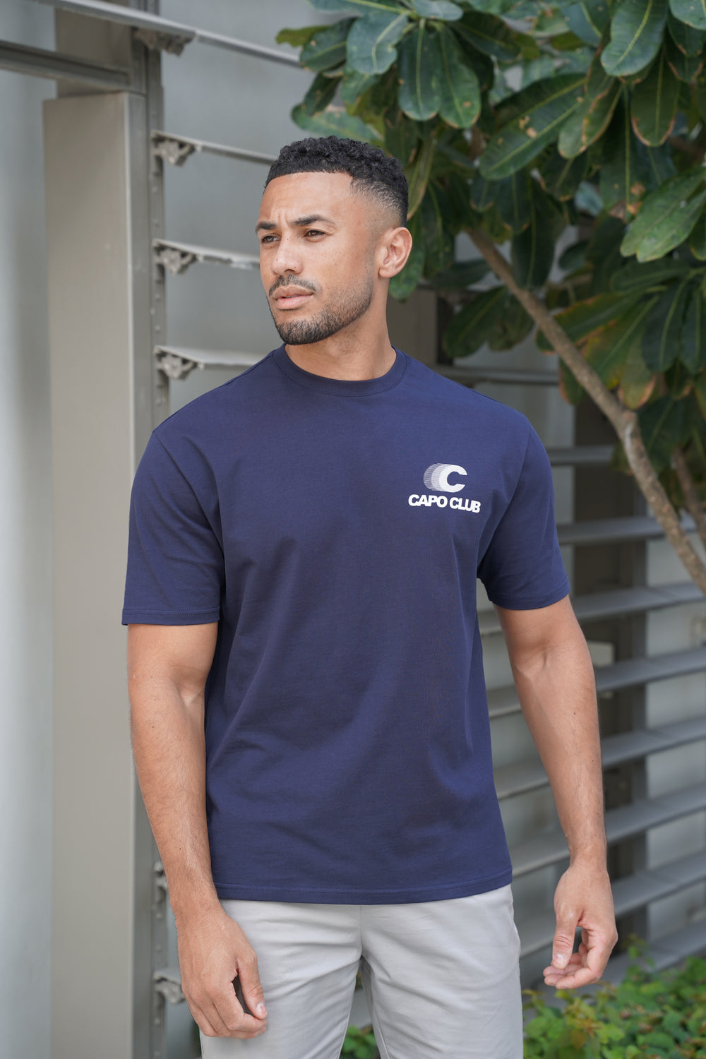 Capo Club Speed T-Shirt - Navy/White
