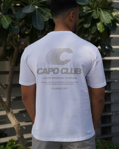 Capo Beach Club T-Shirt - Schwarz/Weiß