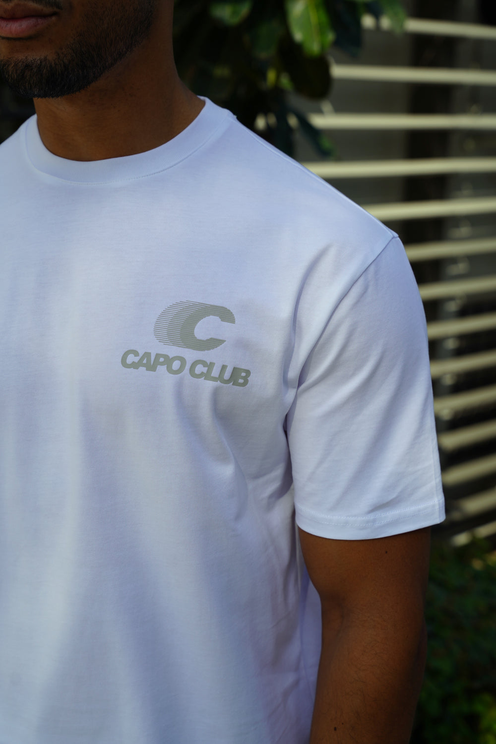 Capo Club Speed T-Shirt - White/Mushroom