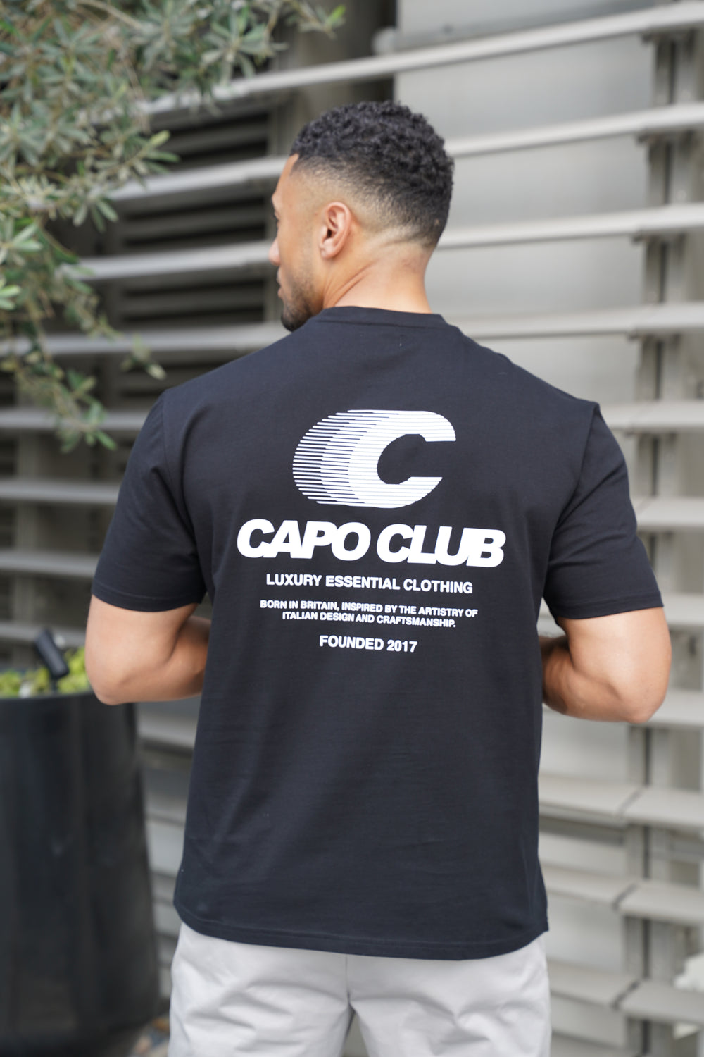 Capo Club Speed T-Shirt - Black/White