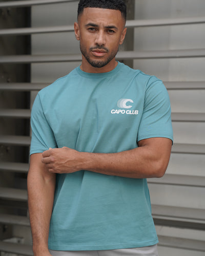 Capo Club Speed T-Shirt - Oil Blue/White