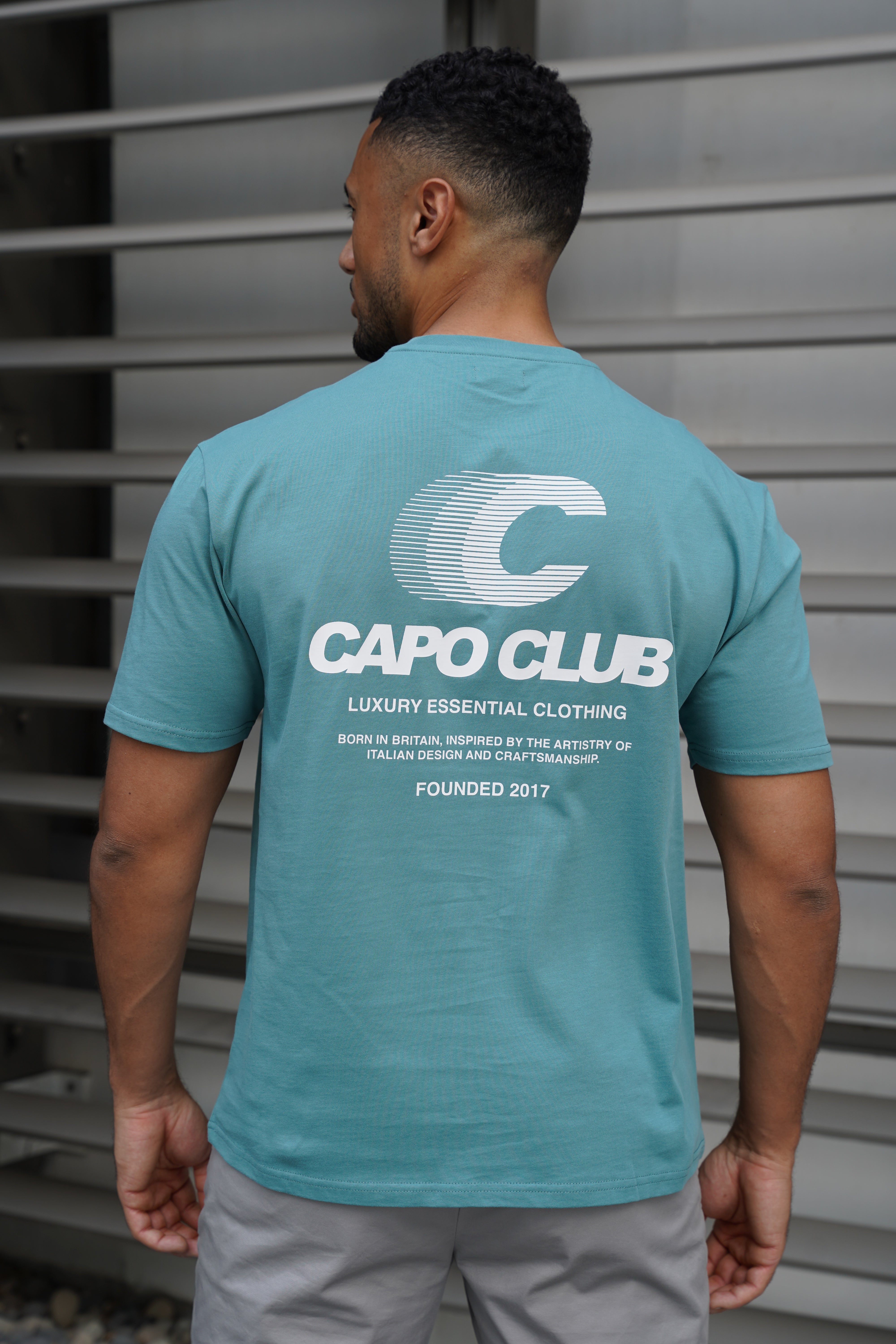Capo Club Speed T-Shirt - Oil Blue/White