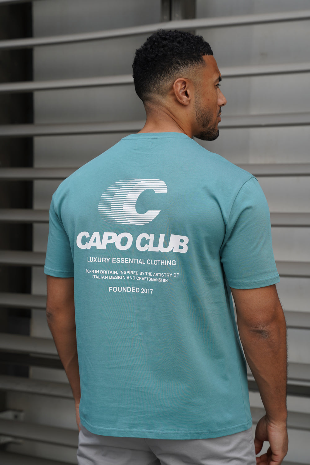 Capo Club Speed T-Shirt - Oil Blue/White