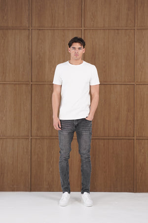 Capo Slim Fit Denim Jeans - Washed Black