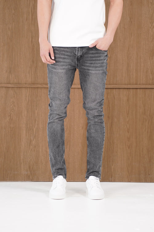 Capo Slim Fit Denim Jeans - Washed Black