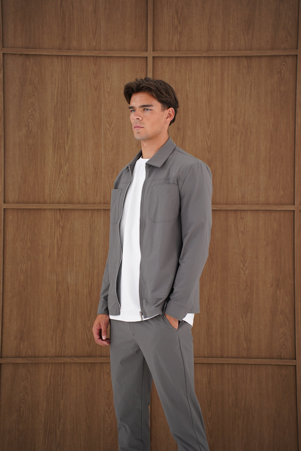 Capo Tom Tech Jacket - Charcoal