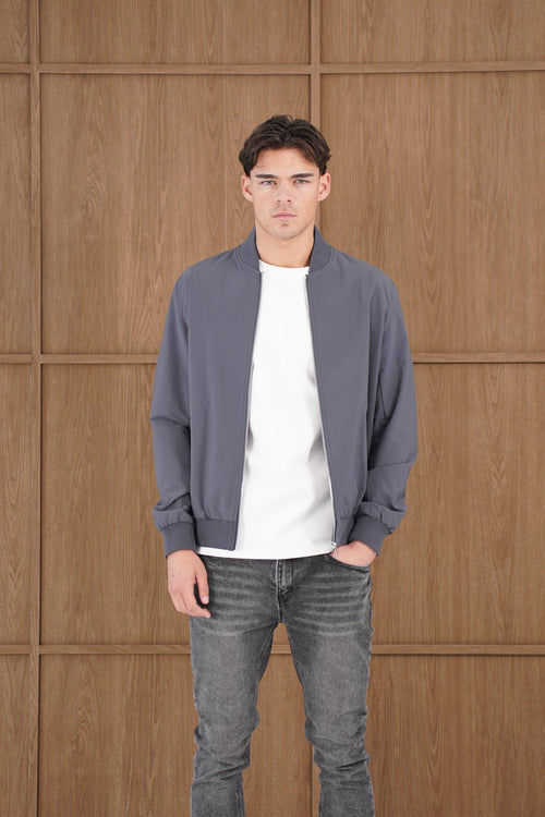 Capo Bomber Jacket - Charcoal