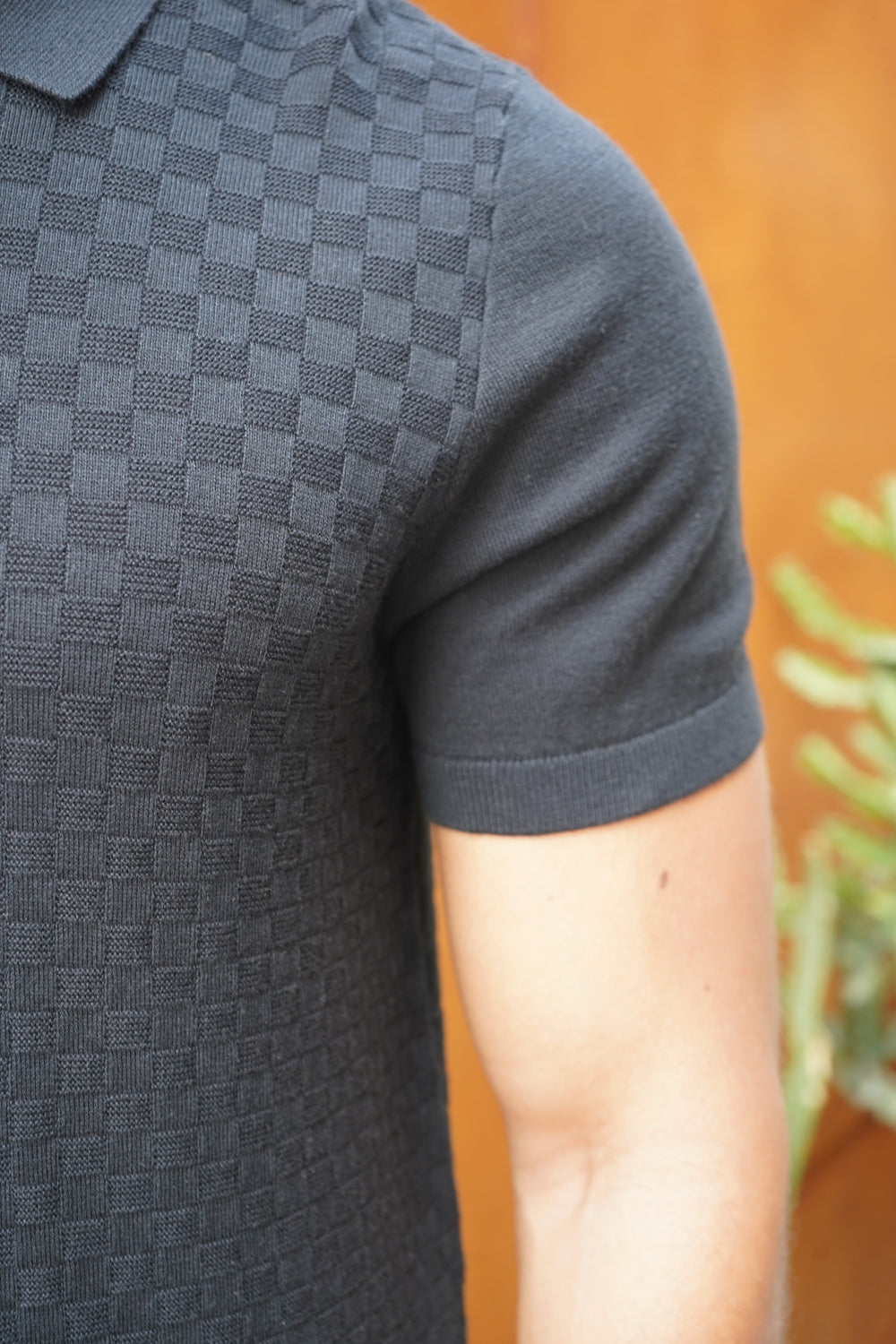 Capo Soft Button Through Shirt - Schwarz