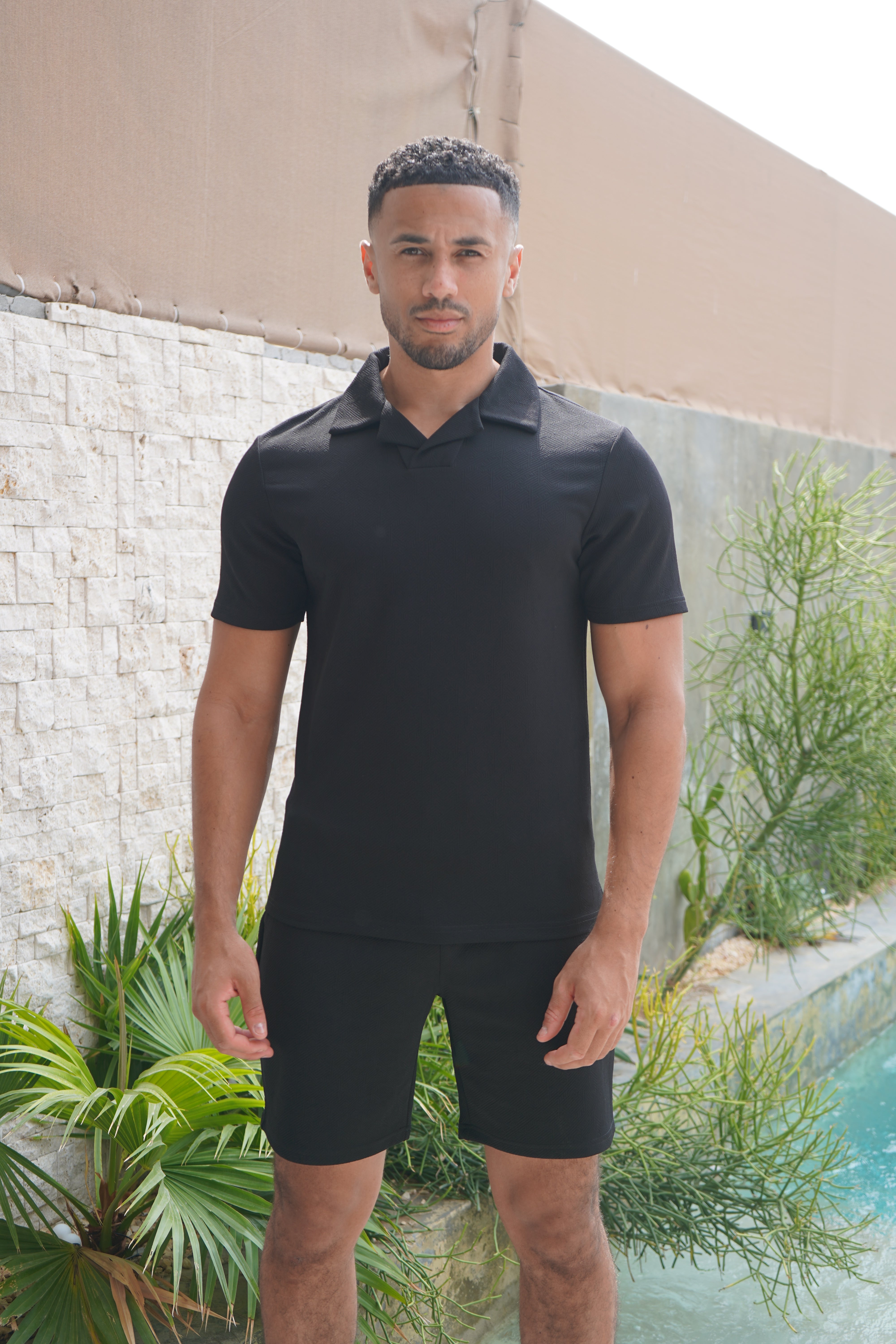 Aztec Capo Capo Aztec Revere Polo Shirt - Black – CAPO | Meaning Behind The Brand