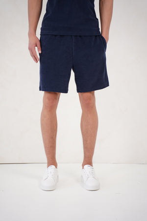 Capo Towelling Shorts - Navy