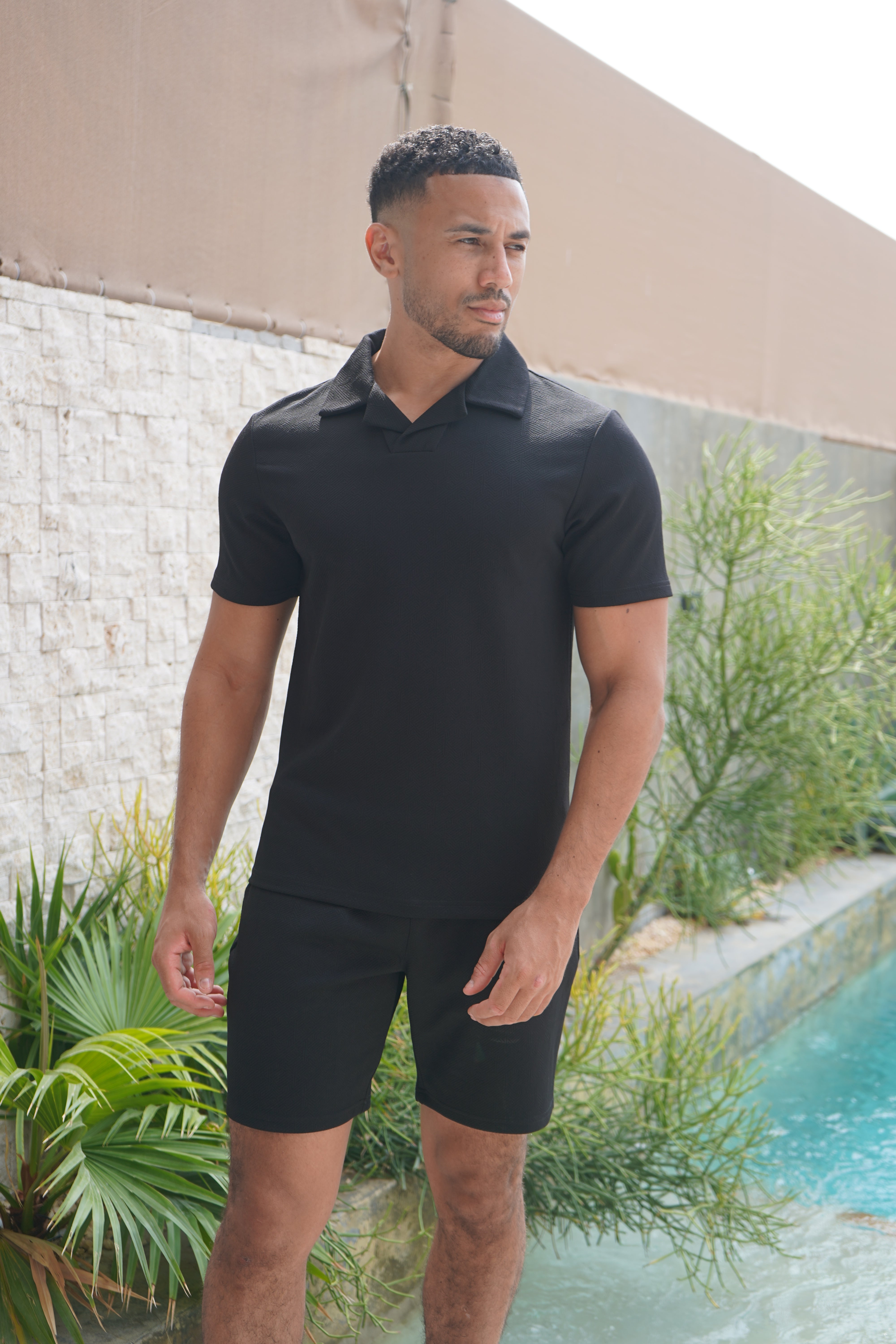 Capo Aztec Revere Shorts - Black