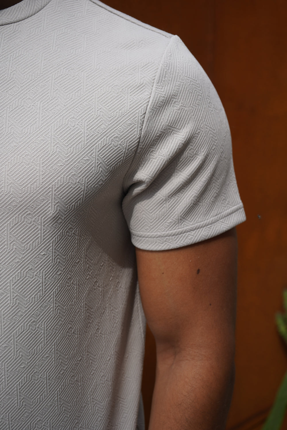 Capo Aztec Revere T-Shirt - Stone