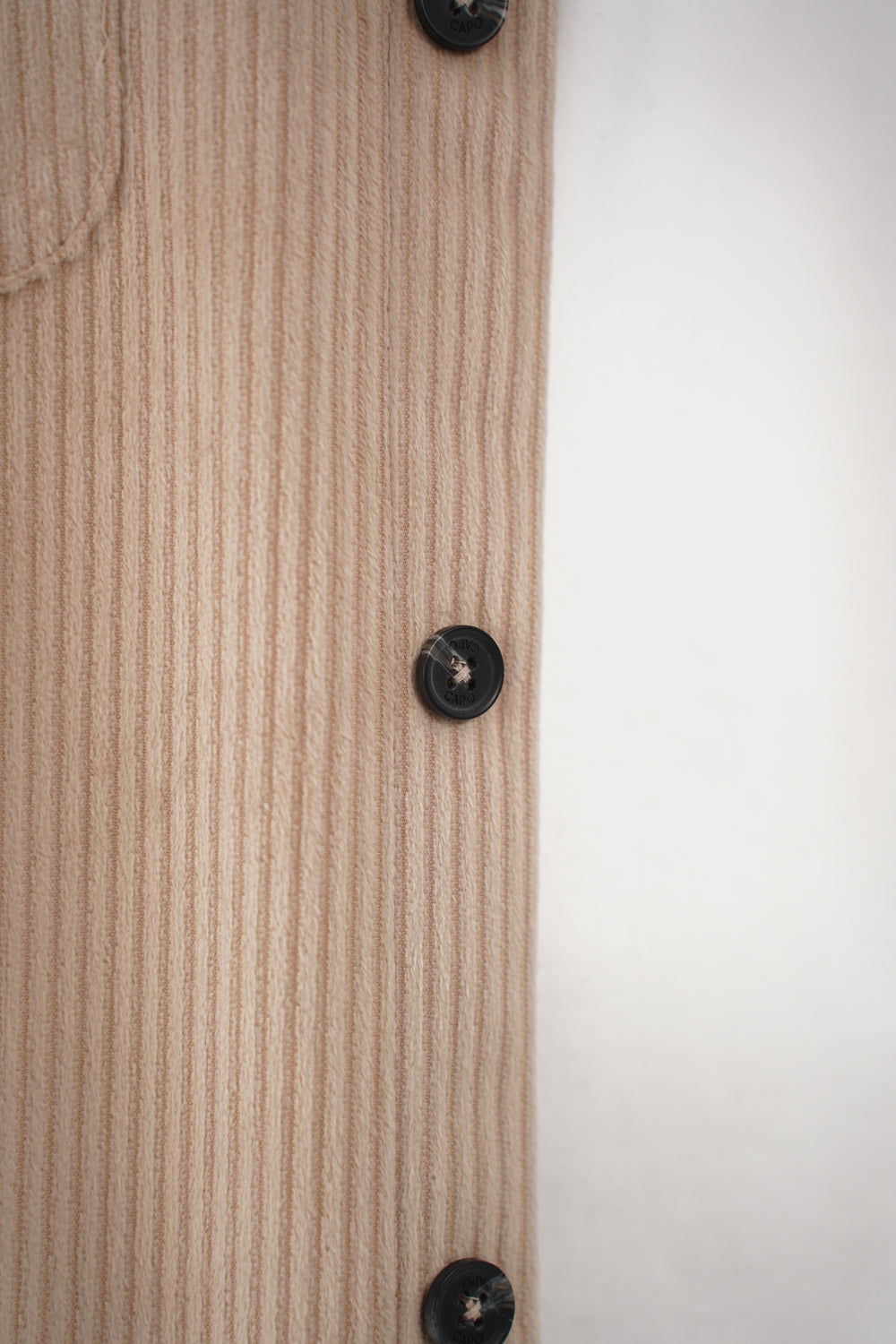 Capo Corduroy Overshirt - Stone