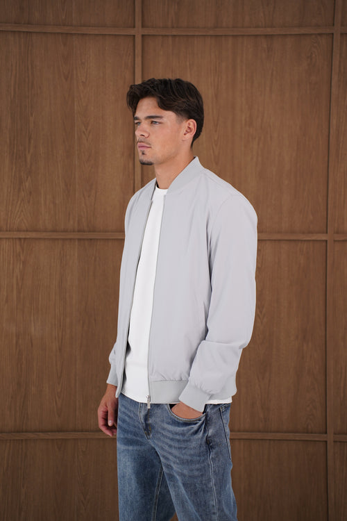Capo Bomber Jacket - Light Grey