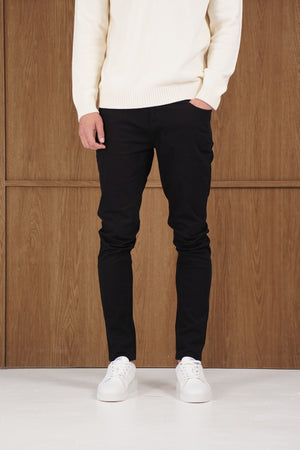 Capo Slim Fit Denim Jeans - Black