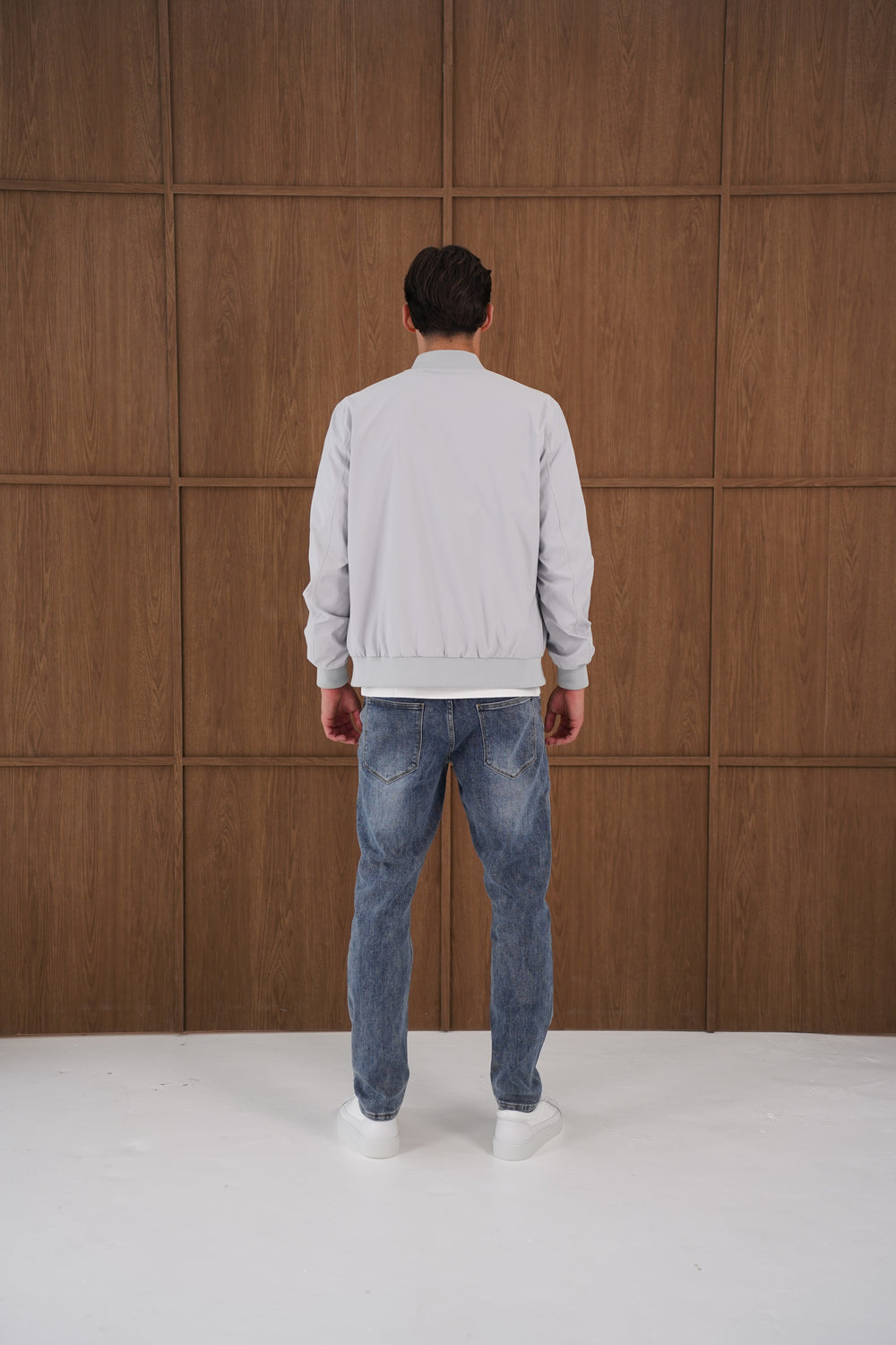 Capo Bomber Jacket - Light Grey