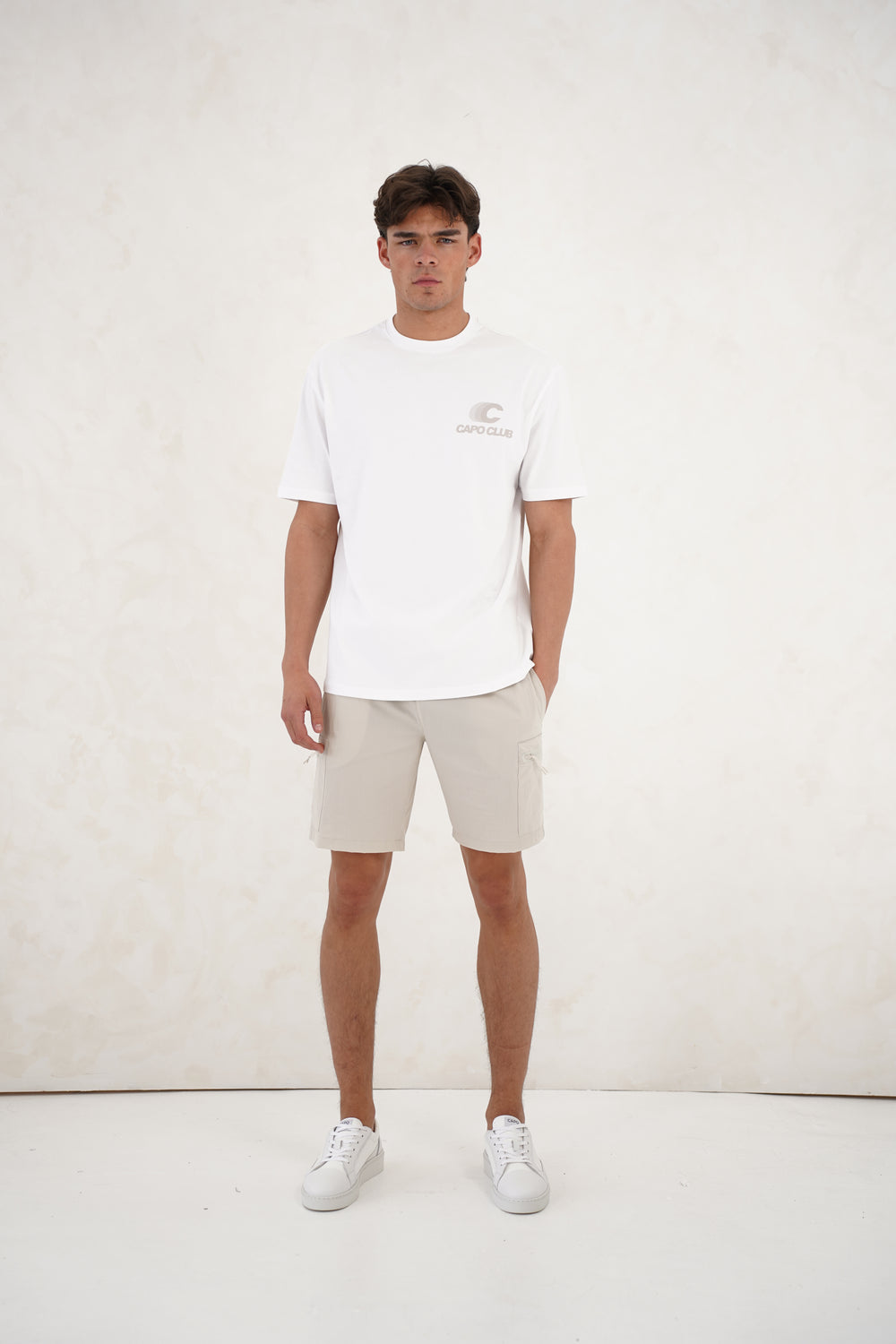 Capo Utility Tech Cargo Shorts - Stein