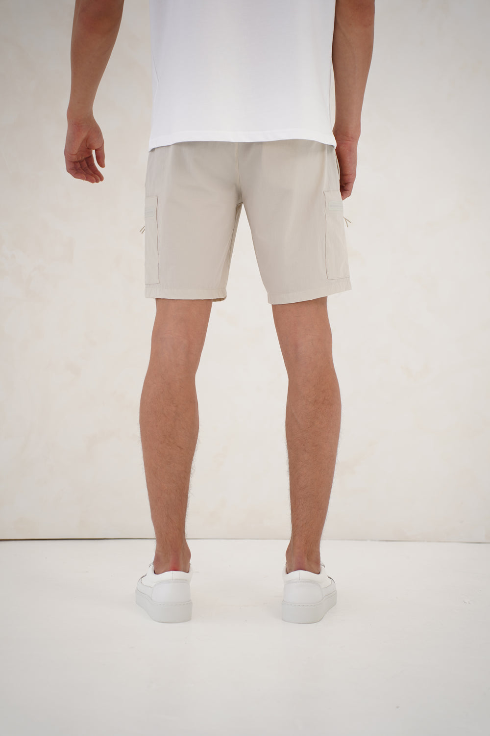 Capo Utility Tech Cargo Shorts - Stein