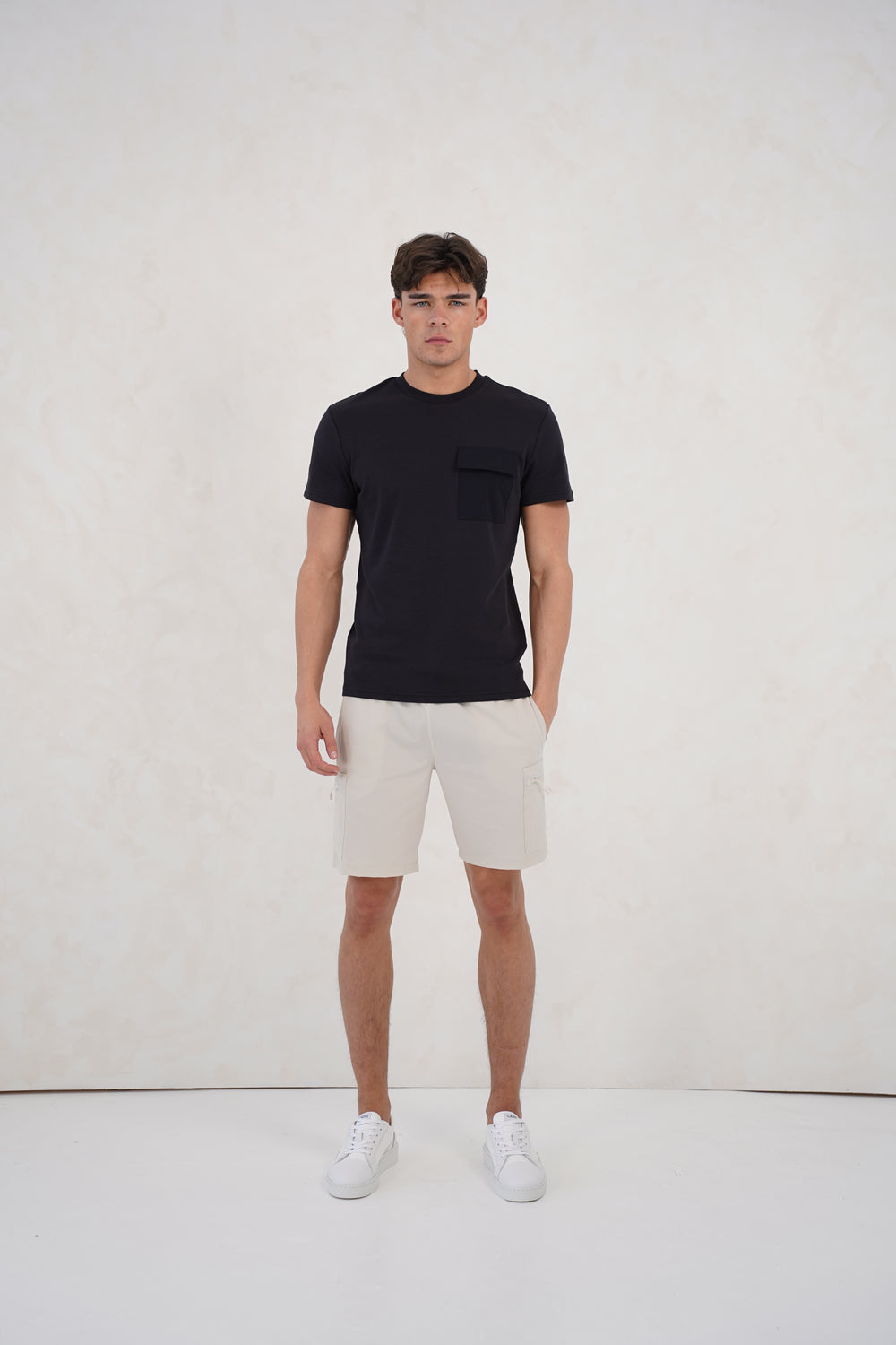 Capo Cargo Pocket T-Shirt - Black