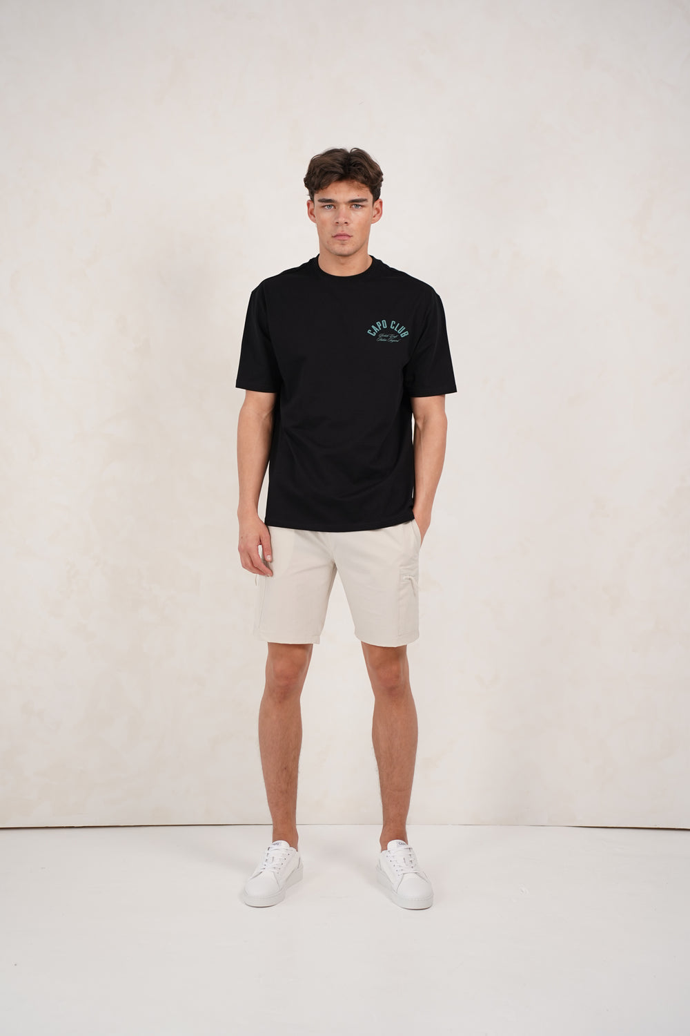 Capo Club Script T-Shirt - Black/Green